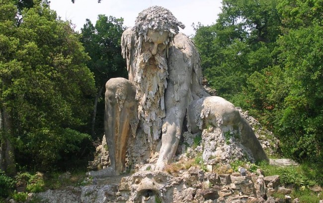 mit Puzzolankalk Pantheon und Steinmehlen